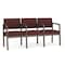 Lesro Lenox 3 Seat Tandem Seating W/ Arms, 64.5 in W 24.5 in L 32 in H LS3103 - alternate 1